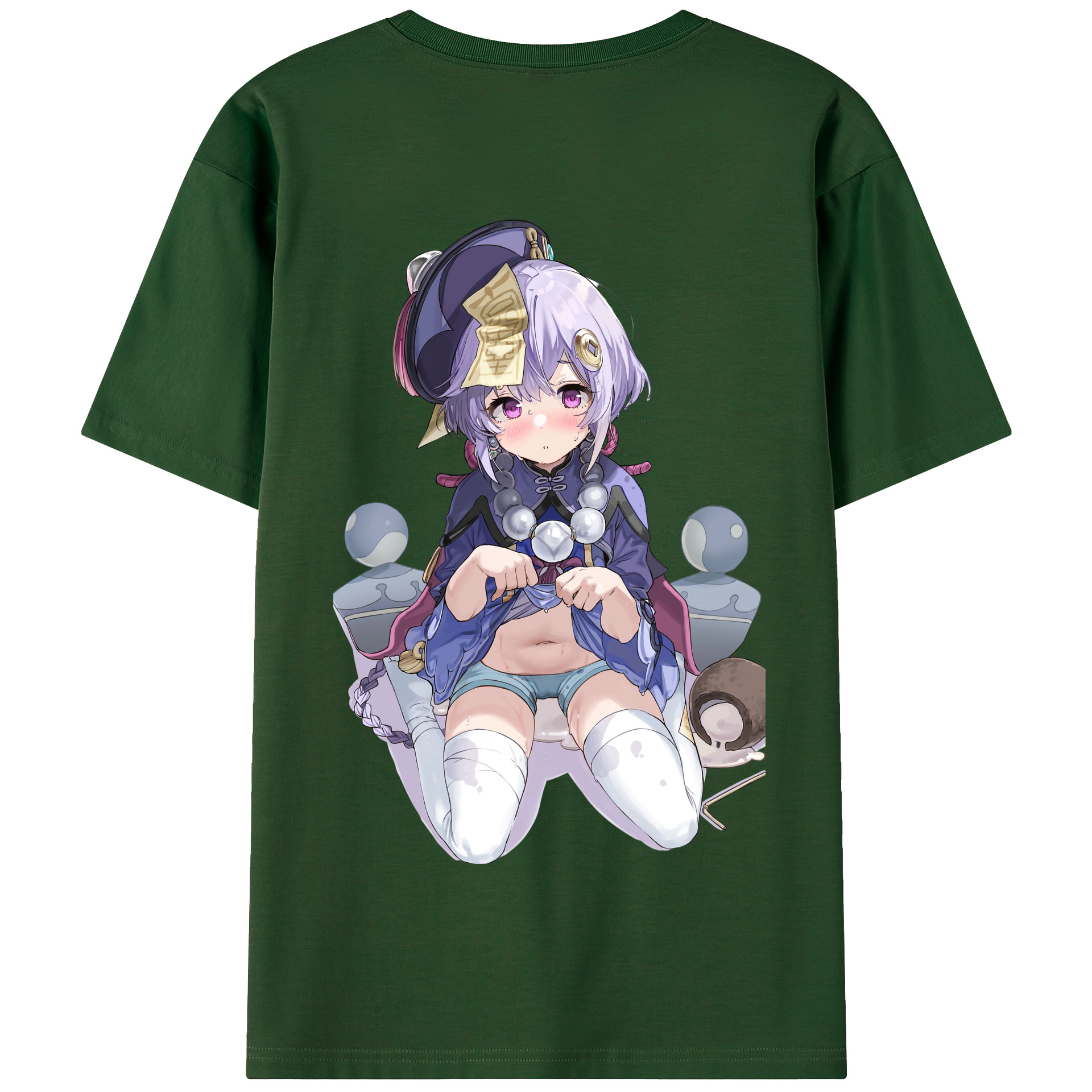 げんし神 七七 なな  genshin Nana 綿100％半袖Tシャツ（背面プリント）
